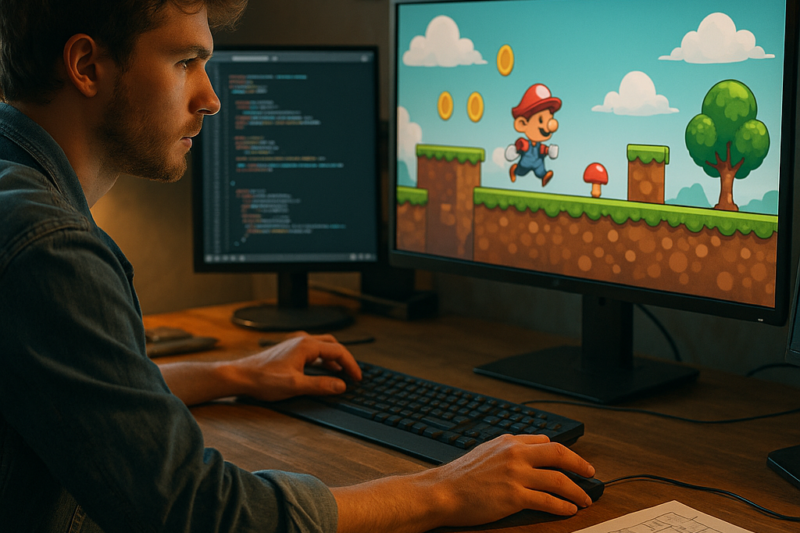 Hvordan lage ditt eget spill: en nybegynnerguide til å starte med spillutvikling enkelt